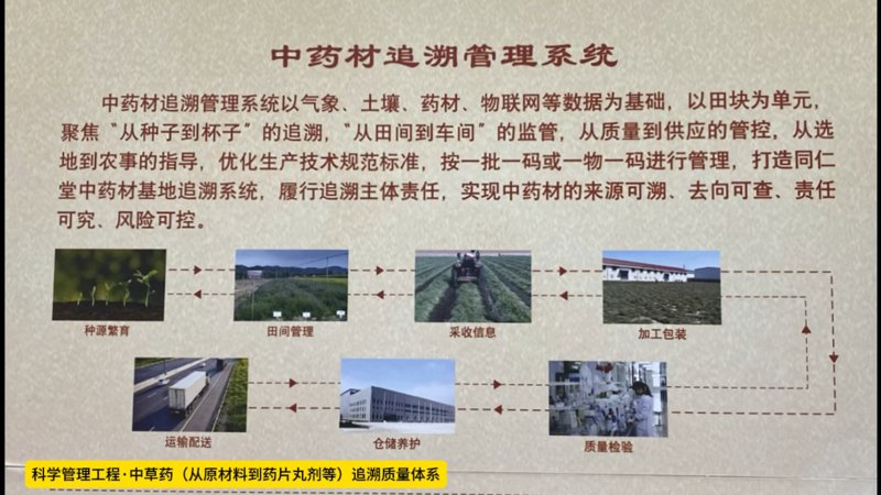 中药材质量管理系统：让每一味药都‘有源可溯’